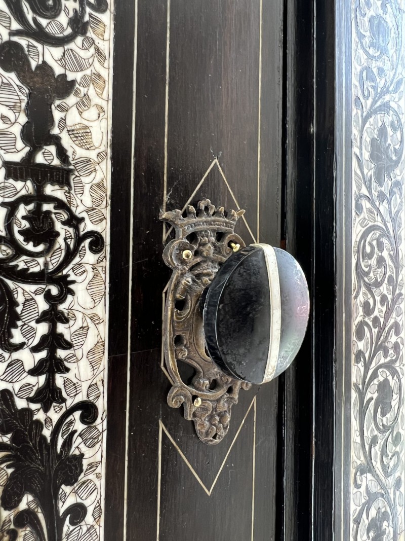 19th Century Italian Cabinet with Bone Inlay - Image 9