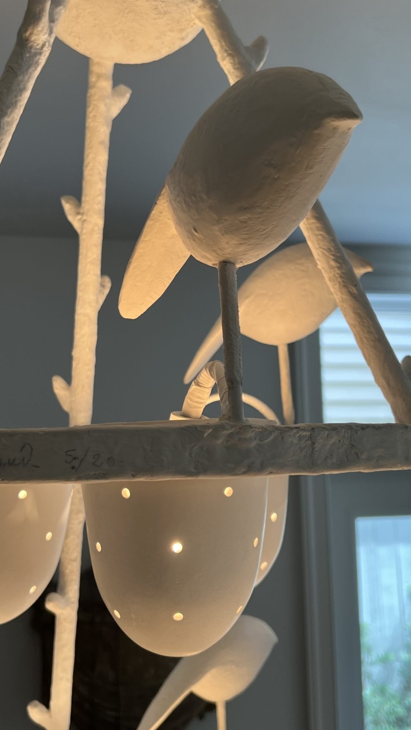 Contemporary European Plaster Chandelier - Image 5