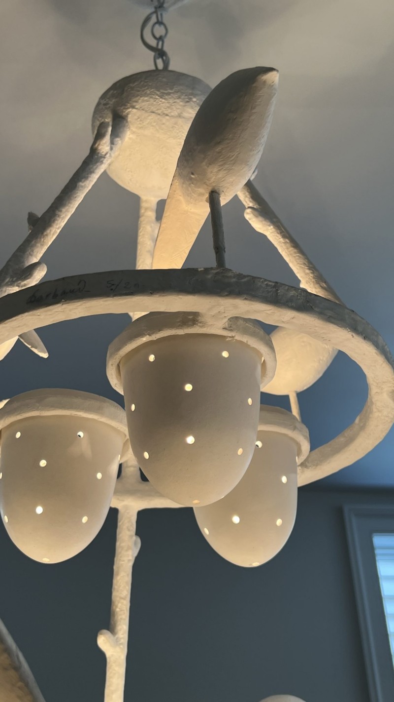 Contemporary European Plaster Chandelier - Image 10