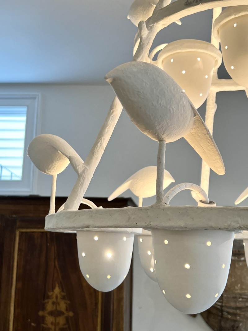 Contemporary European Plaster Chandelier - Image 12