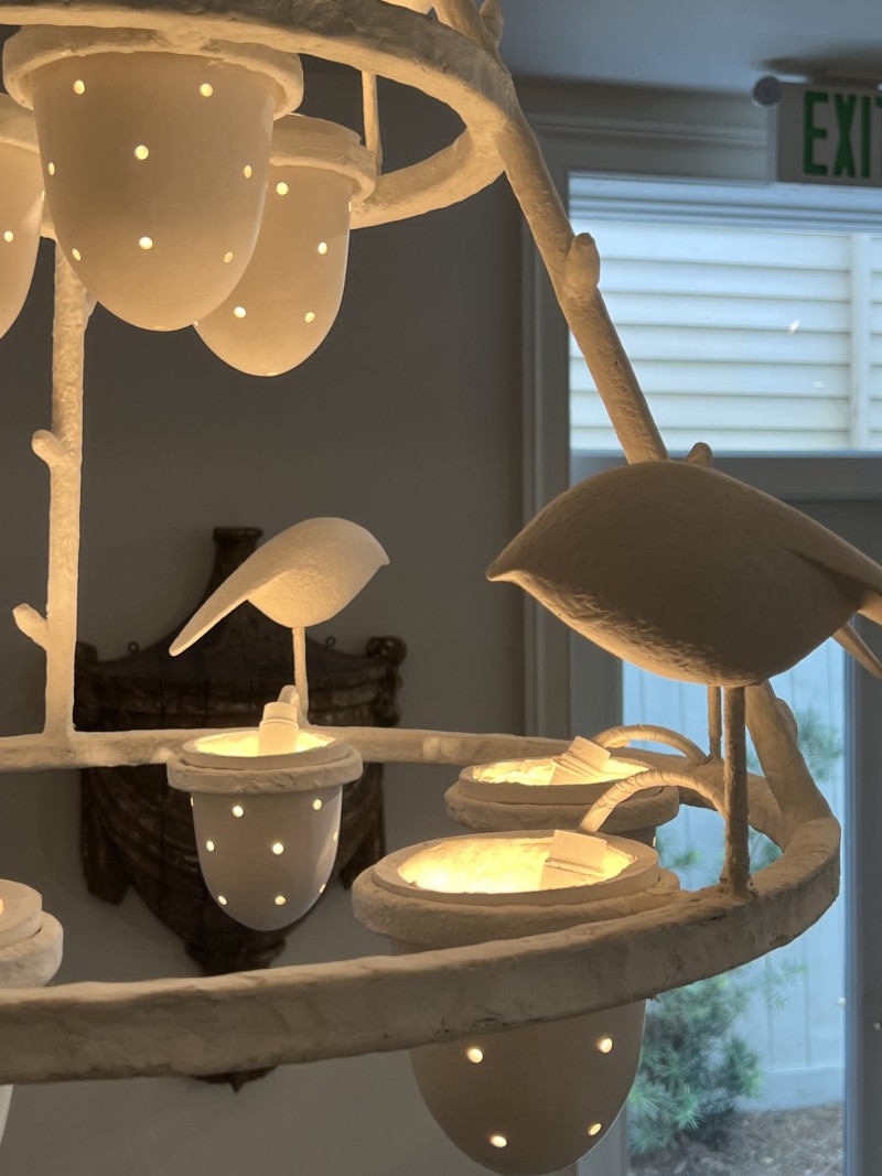 Contemporary European Plaster Chandelier - Image 15