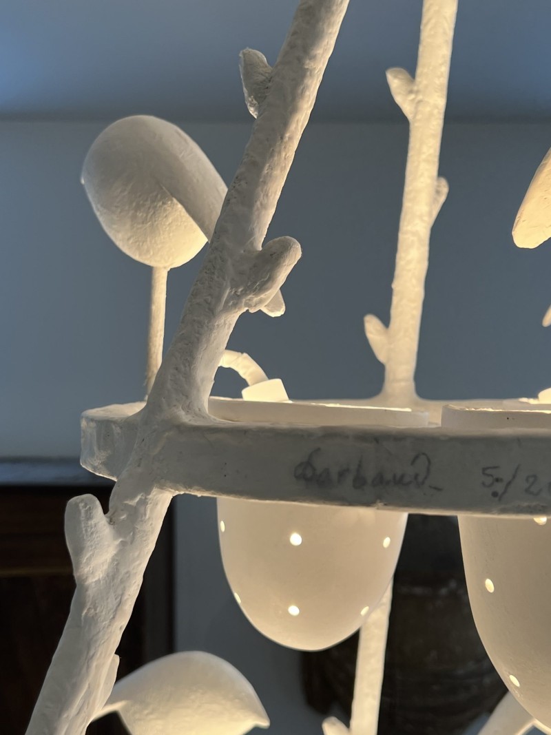 Contemporary European Plaster Chandelier - Image 17