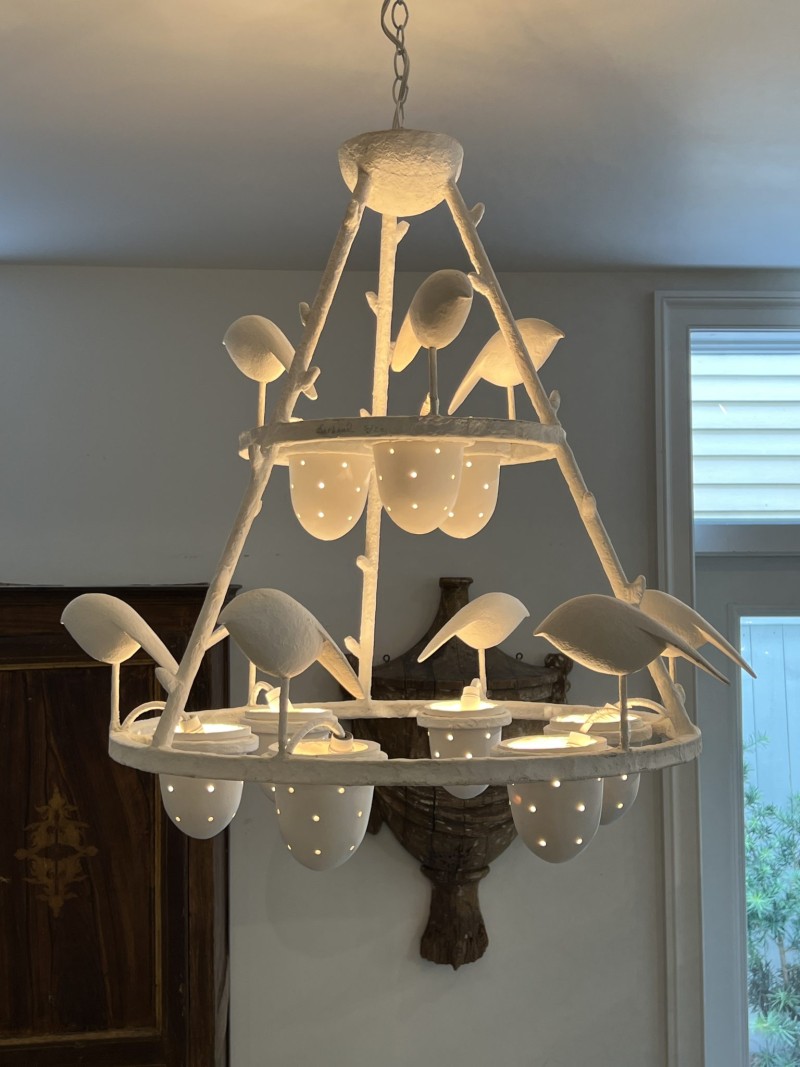 Contemporary European Plaster Chandelier - Image 18