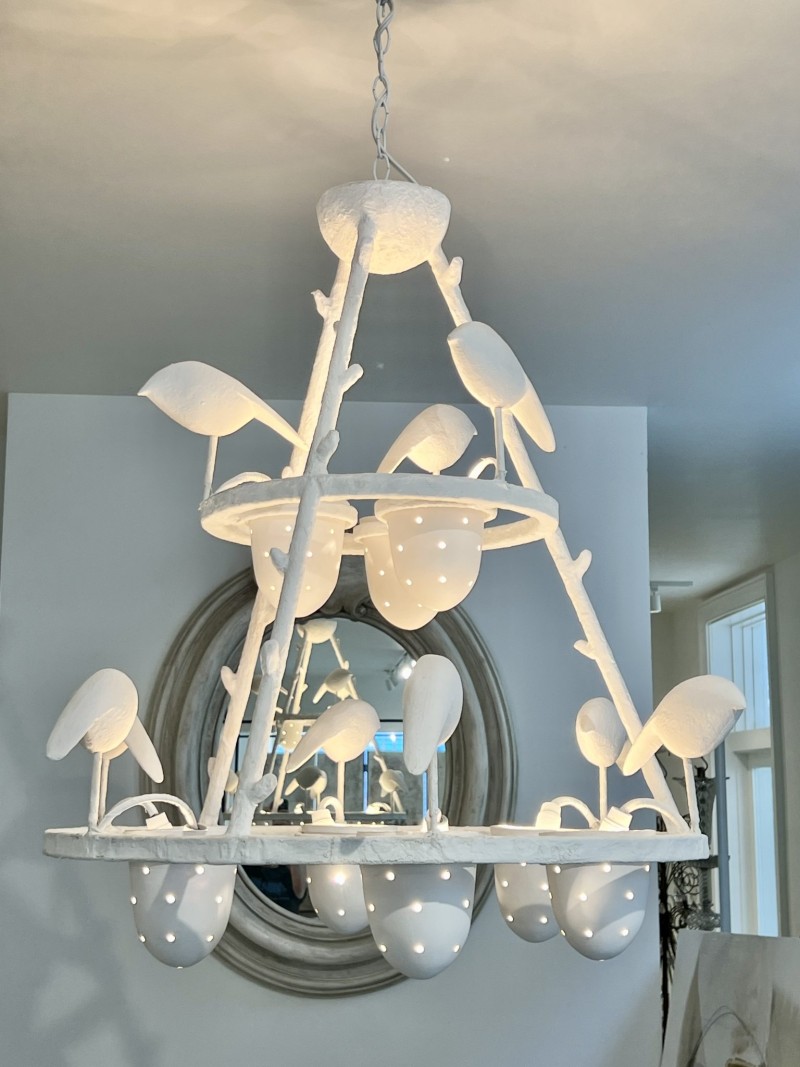 Contemporary European Plaster Chandelier - Image 19