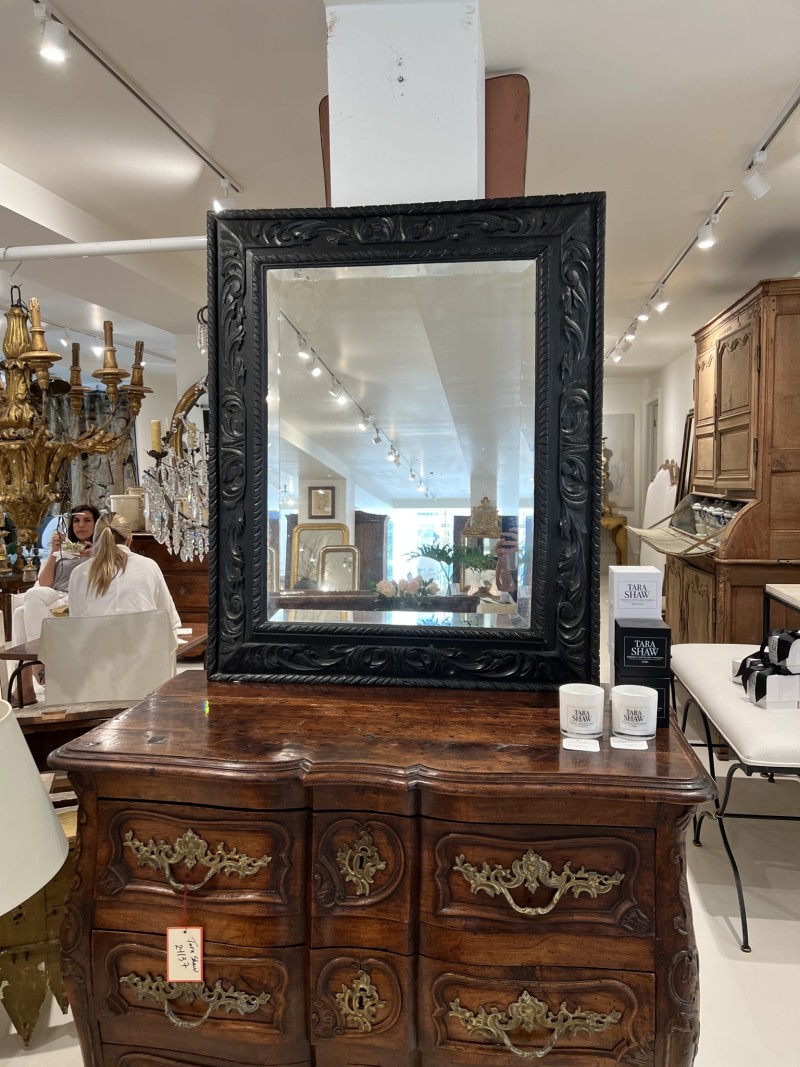 19th Century Napoleon III Ebonized Mirror - Image 2