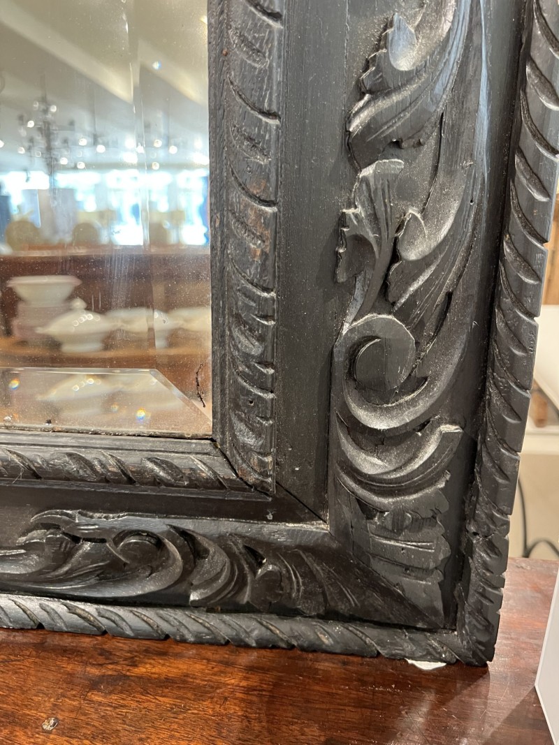 19th Century Napoleon III Ebonized Mirror - Image 3