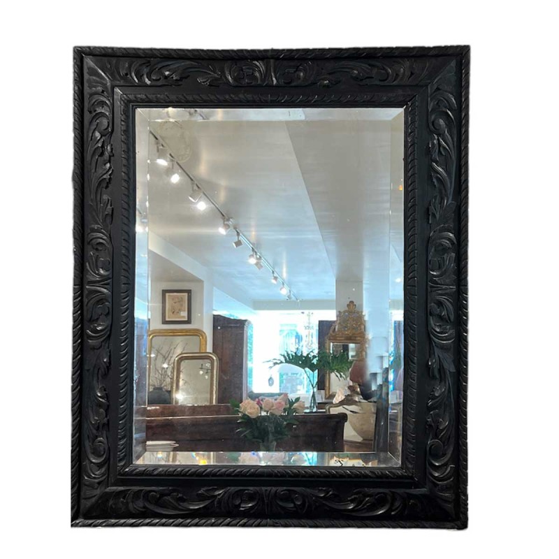 19th Century Napoleon III Ebonized Mirror