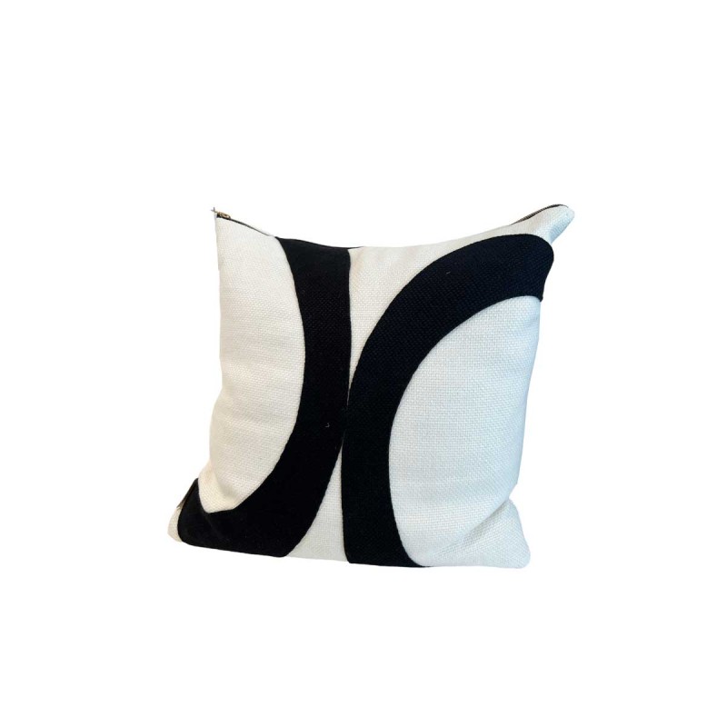 White & Black Pillow