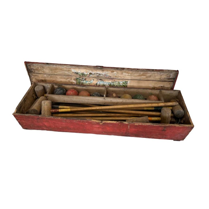 Vintage Croquet Set