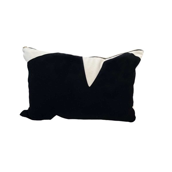 Black & Natural Pillow