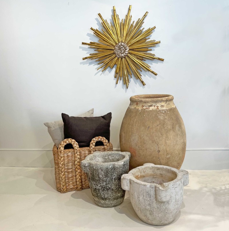 Large French Biot Olive Jar - Image 3