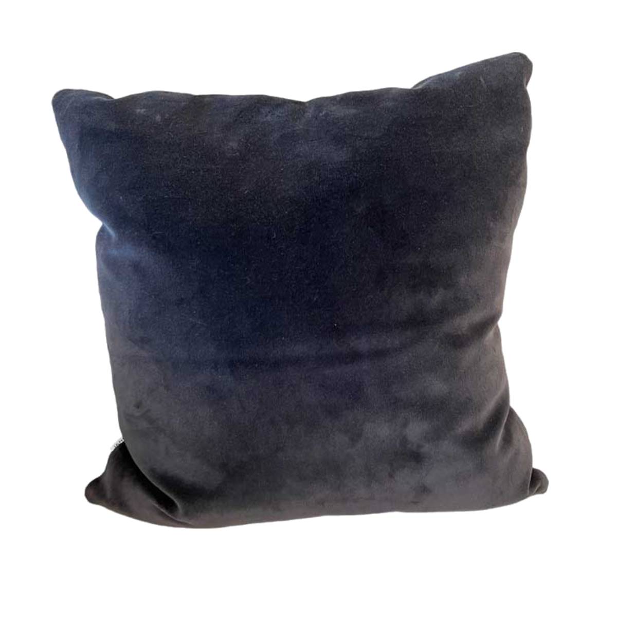 Grey Velvet Pillow