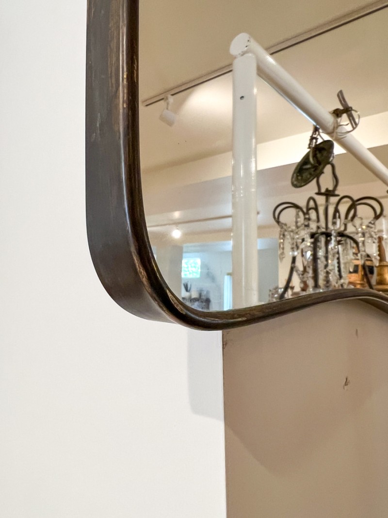 Brass Vintage Mirror - Image 3