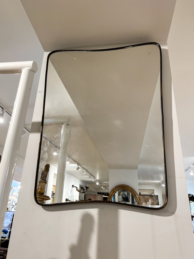 Brass Vintage Mirror - Image 5