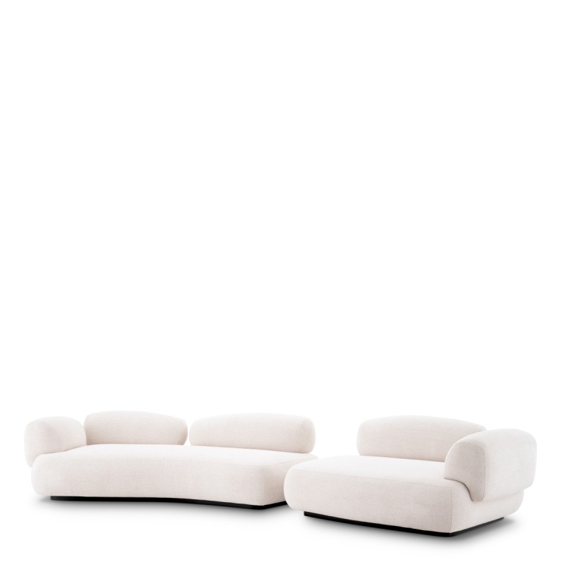 Two Part Contemporary Sofa