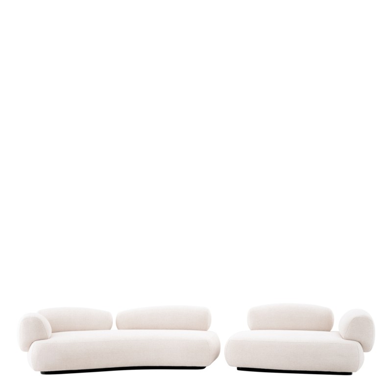 Two Part Contemporary Sofa - Image 2