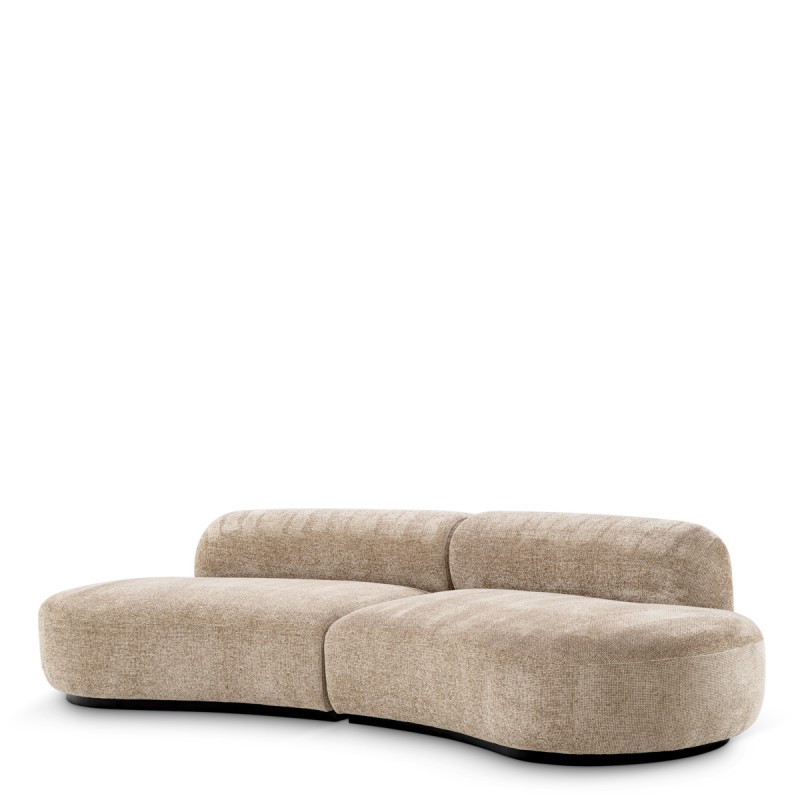 2 Piece Contemporary Sofa