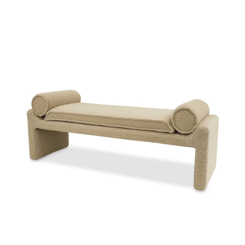 Contemporary Bench - Angora Parchment