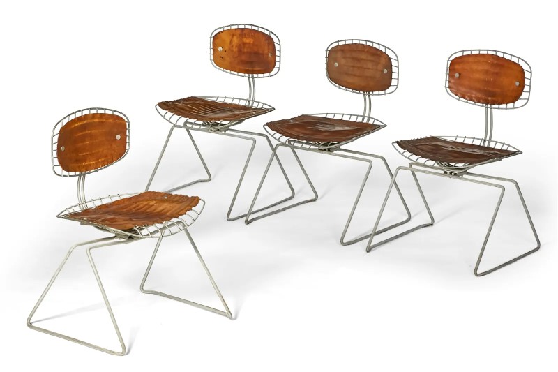 Set of four Beaubourg chairs - Image 12