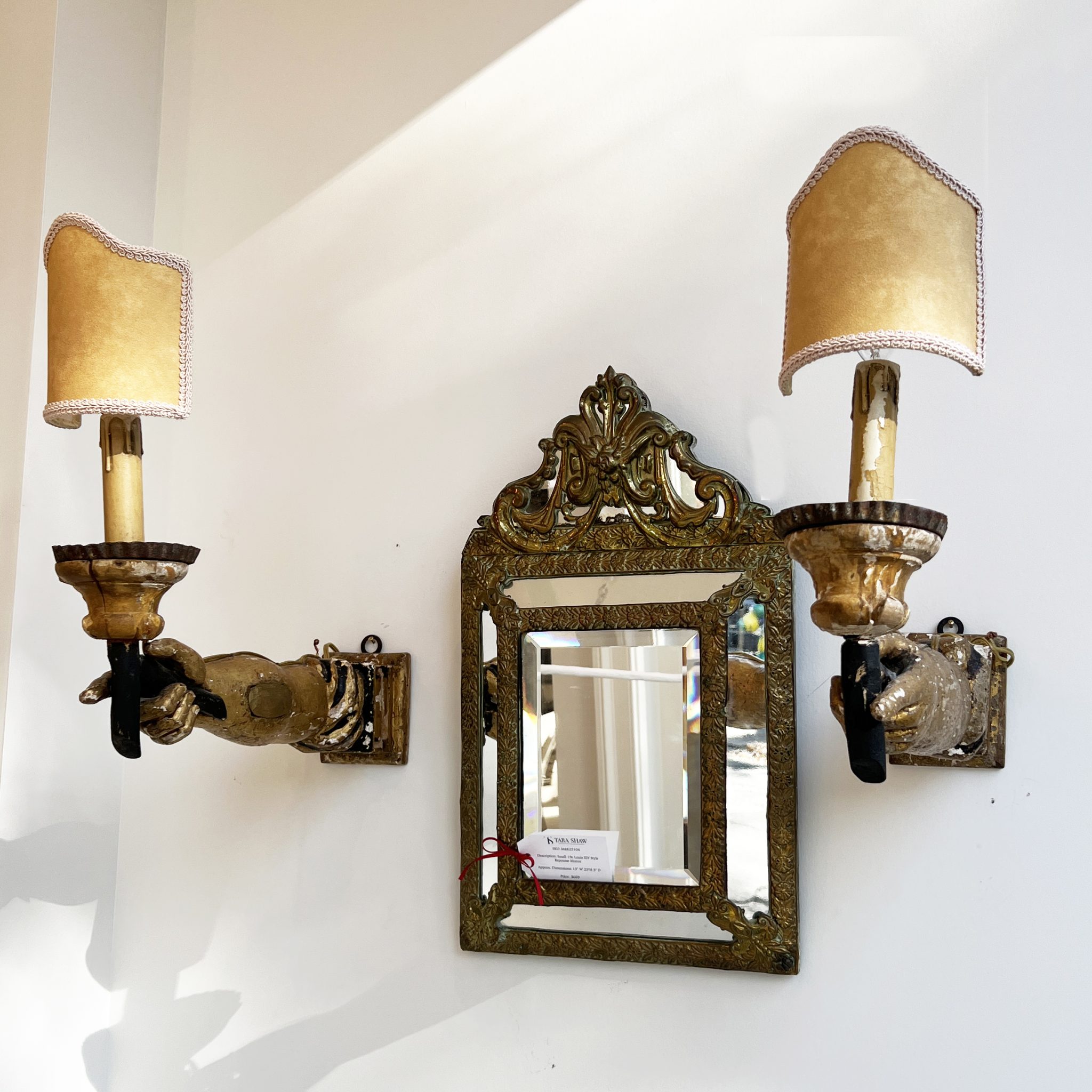 Pair of 18th Century Italian Arm Sconces - Image 3