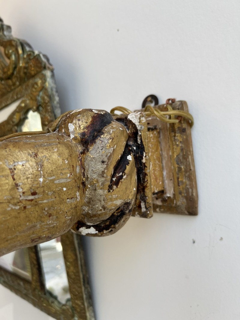 Pair of 18th Century Italian Arm Sconces - Image 11