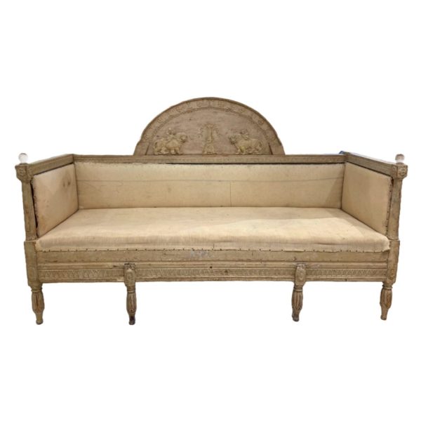Antique Swedish Neoclassical Bench