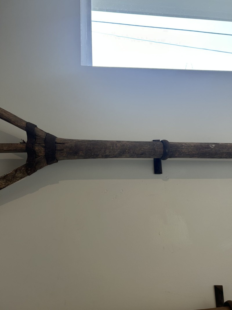 Large Pitchfork with Wall Mount Hardware - Image 2