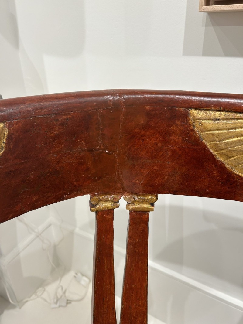 Swedish Polychrome Bench - Image 4