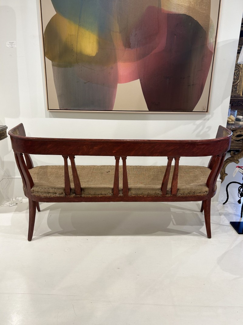 Swedish Polychrome Bench - Image 6