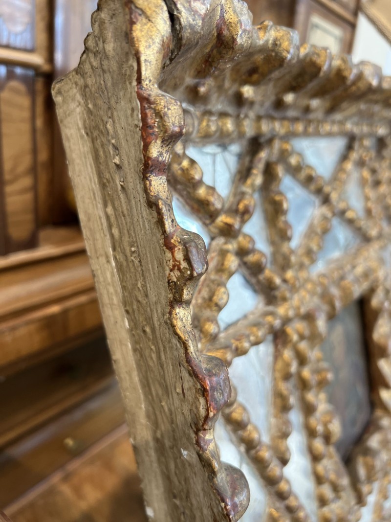 18th Century Mary Queen of Heaven in Mirrored Frame - Image 7