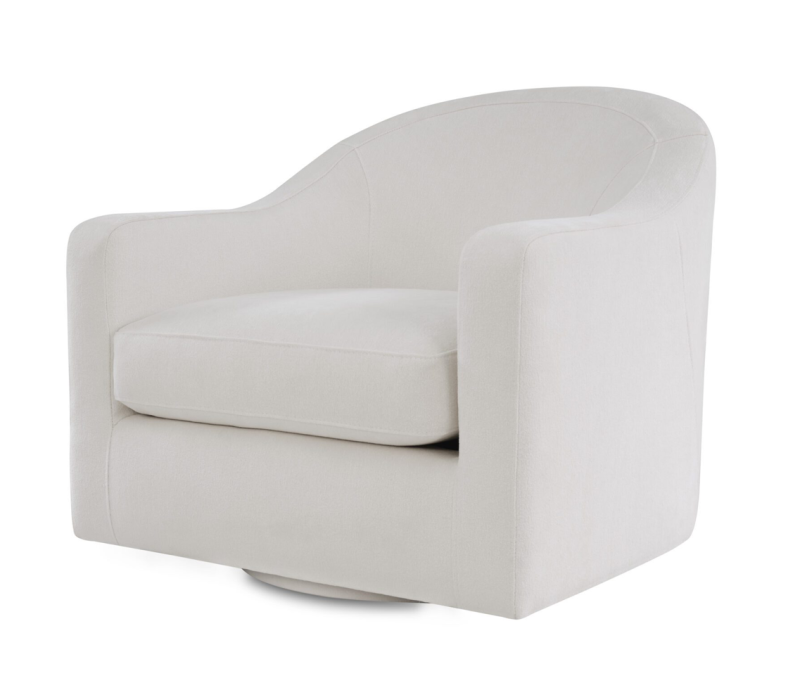 Contemporary Arched Back Swivel Chair