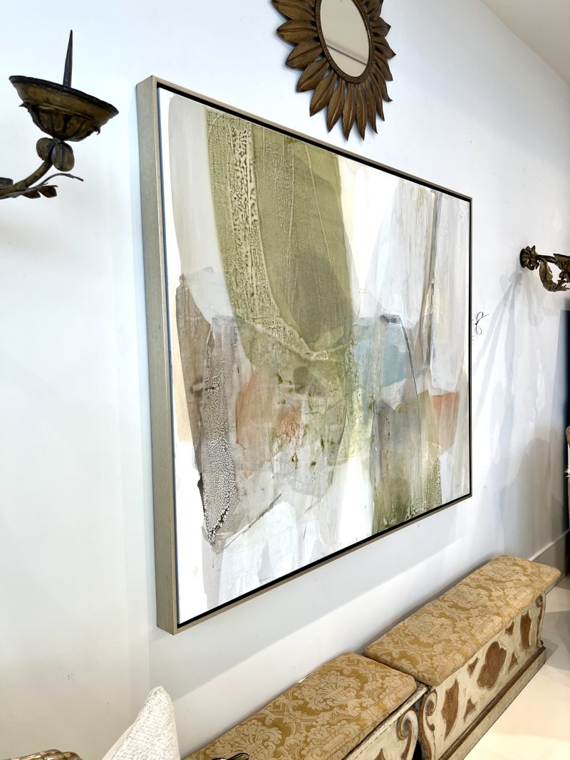 Inspired Garden by Lynn Sanders - Framed in Ethereal Floater Frame, 2024 - Image 4