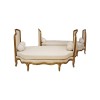 Pair of Large 19th Century Gilded Louis XV Banquettes