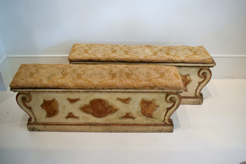 18th Century Venetian Pair of Benches - Image 6