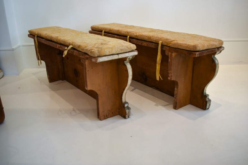 18th Century Venetian Pair of Benches - Image 2