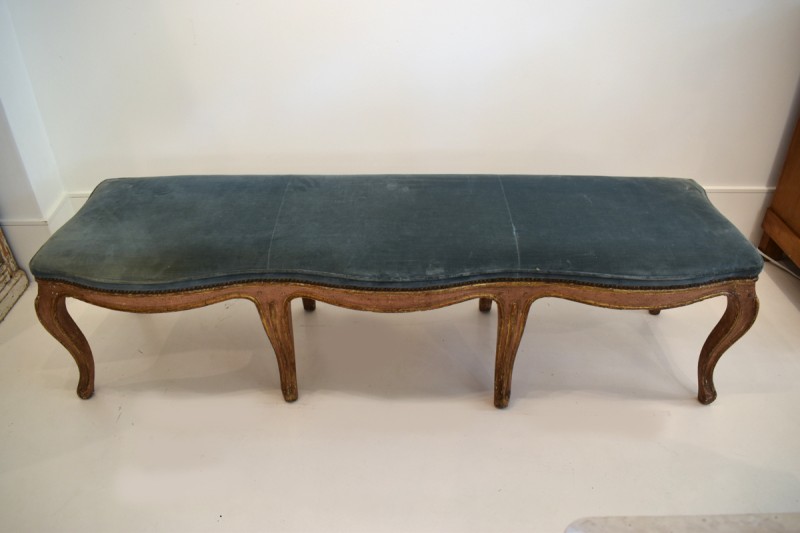 Long 18th Century Italian Backless Bench - Image 2
