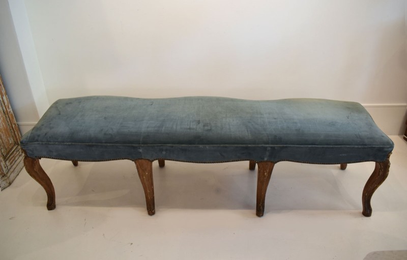 Long 18th Century Italian Backless Bench - Image 5
