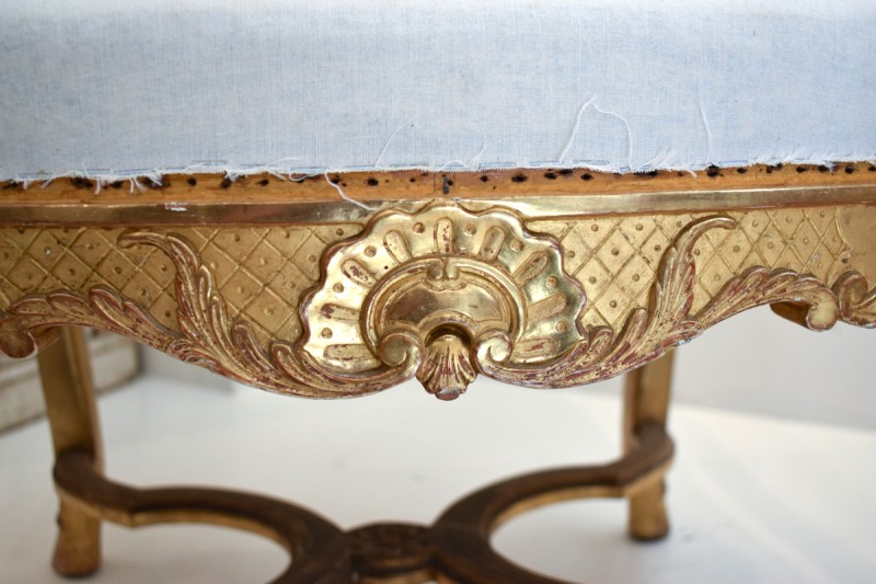 Pair of 19th Century French Regence Fauteuil - Image 8