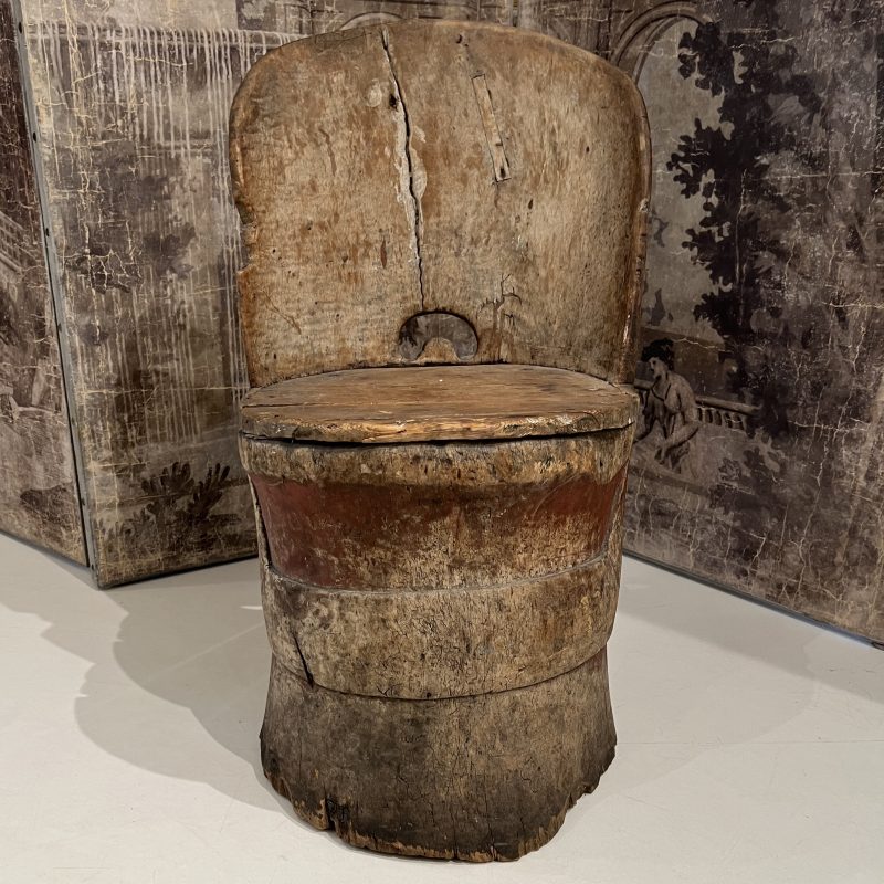 18th Century Swedish Child's Tub/Kubbestol Chair - Image 6
