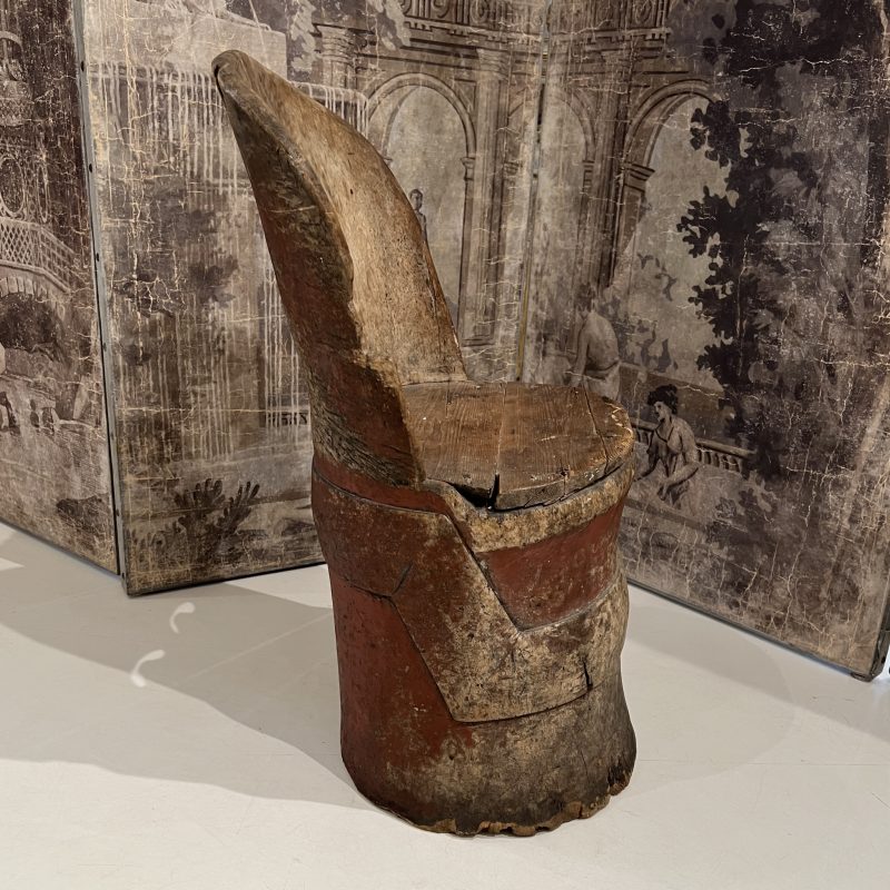 18th Century Swedish Child's Tub/Kubbestol Chair - Image 9