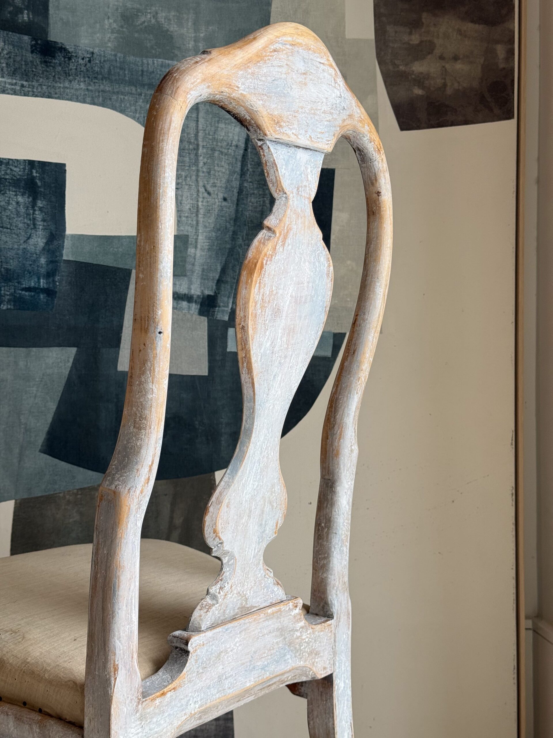 19th Century Swedish Rococo Set of 8 Dining Chairs - Image 16