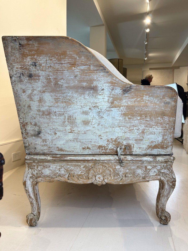 18th Century Swedish Trag Sofa with Cushions - Image 4