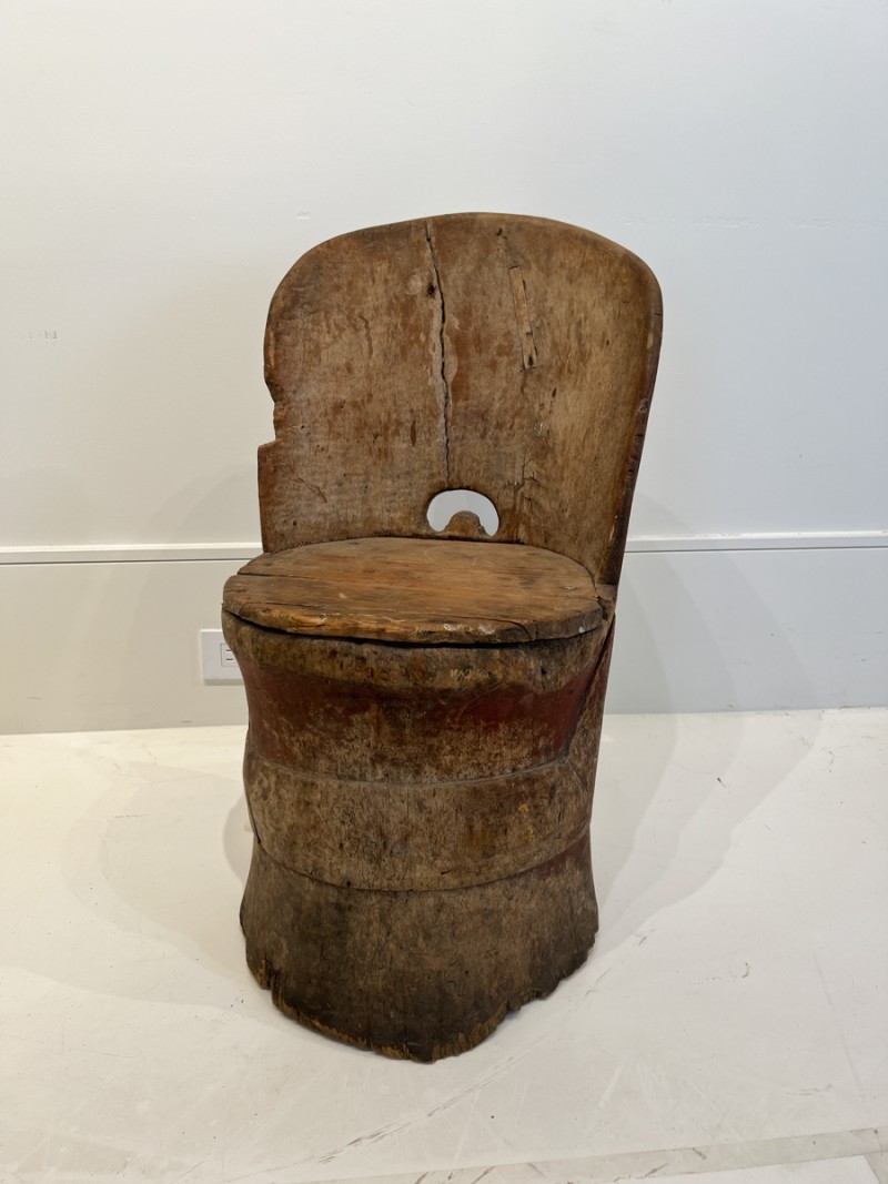 18th Century Swedish Child's Tub/Kubbestol Chair - Image 2