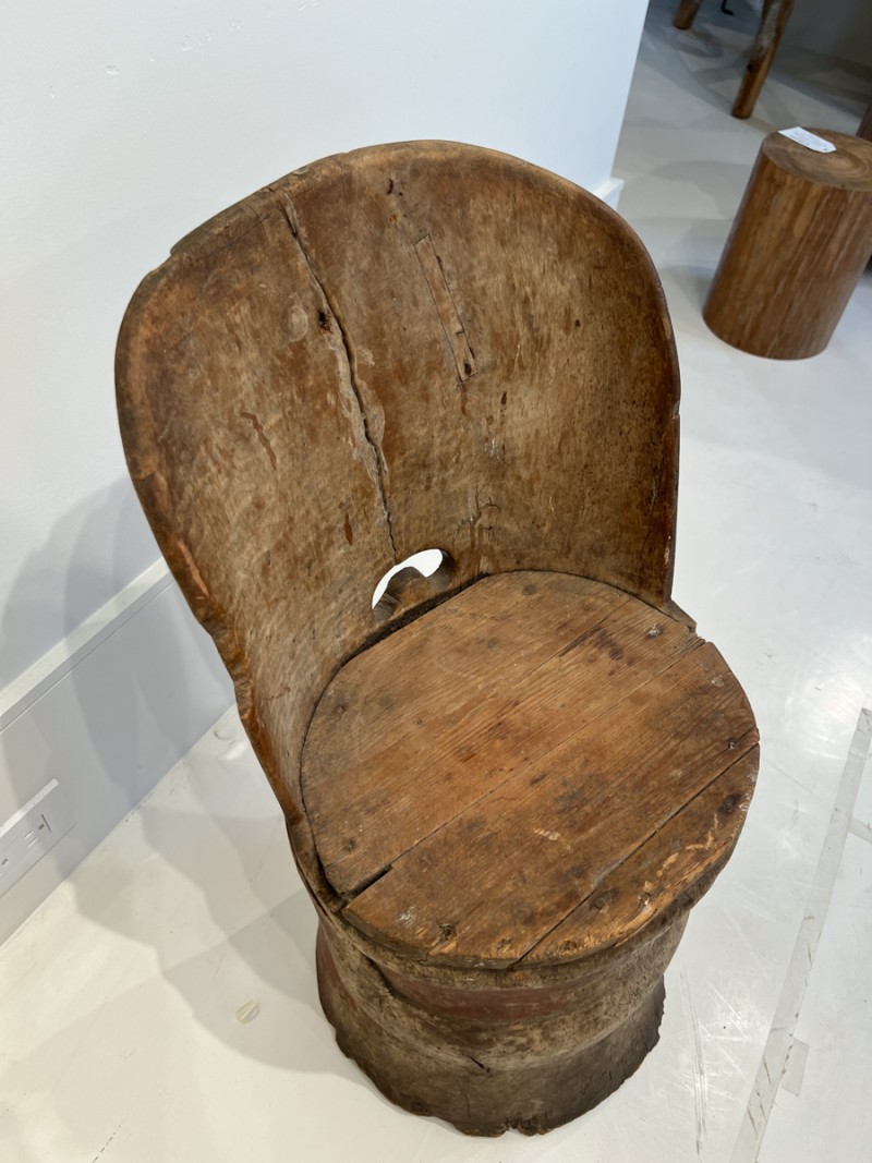18th Century Swedish Child's Tub/Kubbestol Chair - Image 4