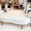 Pair of Large 19th Century Gilded Louis XV Banquettes - Image 3