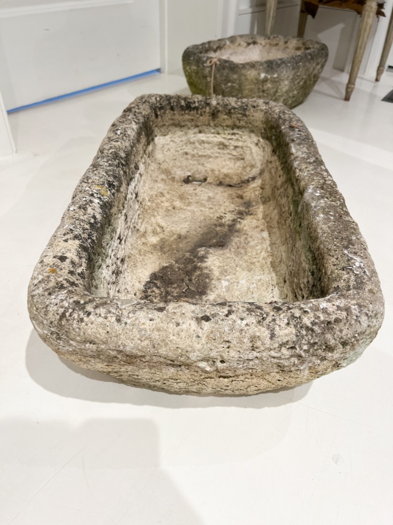 Large Stone Sink with Stand - Image 4