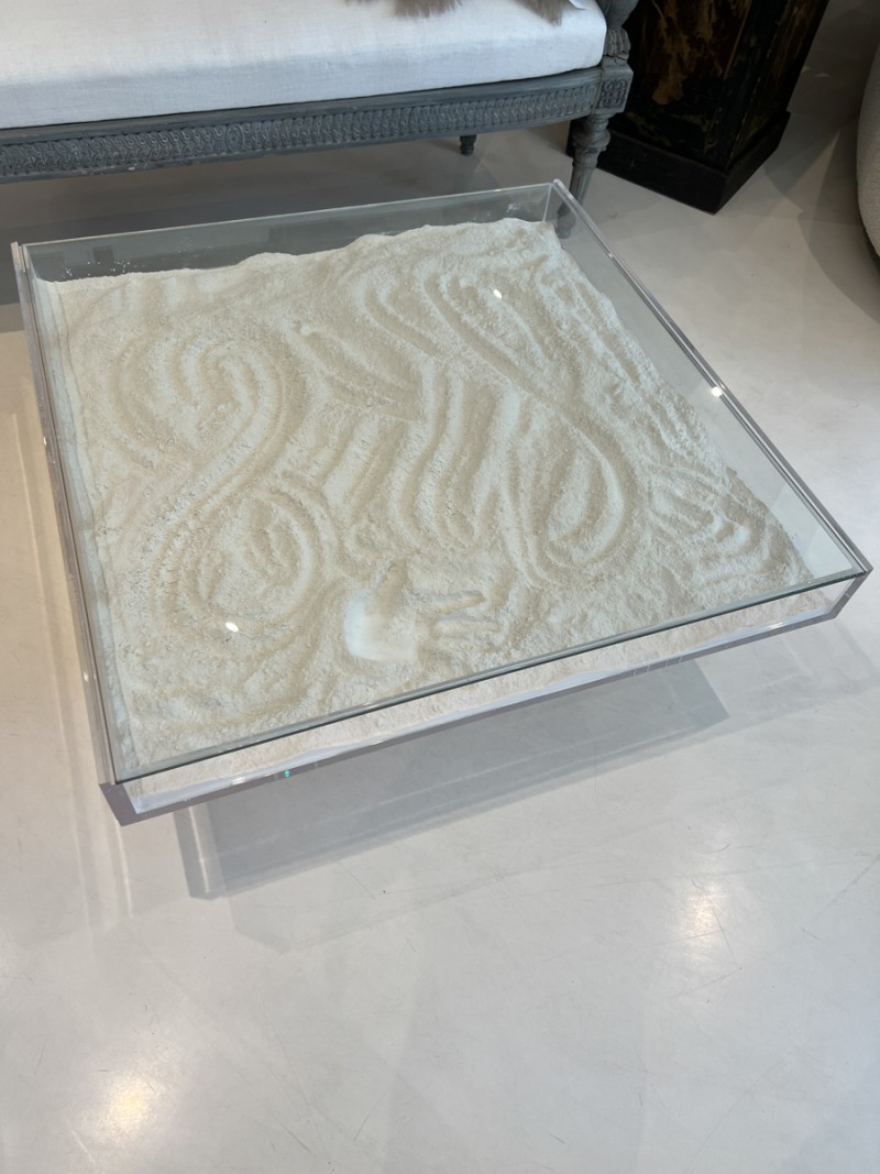 Acrylic and Paris Lime Coffee Table - Image 3