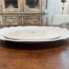 Antique Belgian White Ironstone Platter with Drain Plate - Image 2
