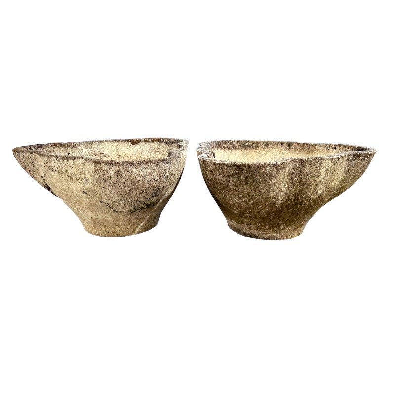 Pair of Clover (or Trefoil) Planters