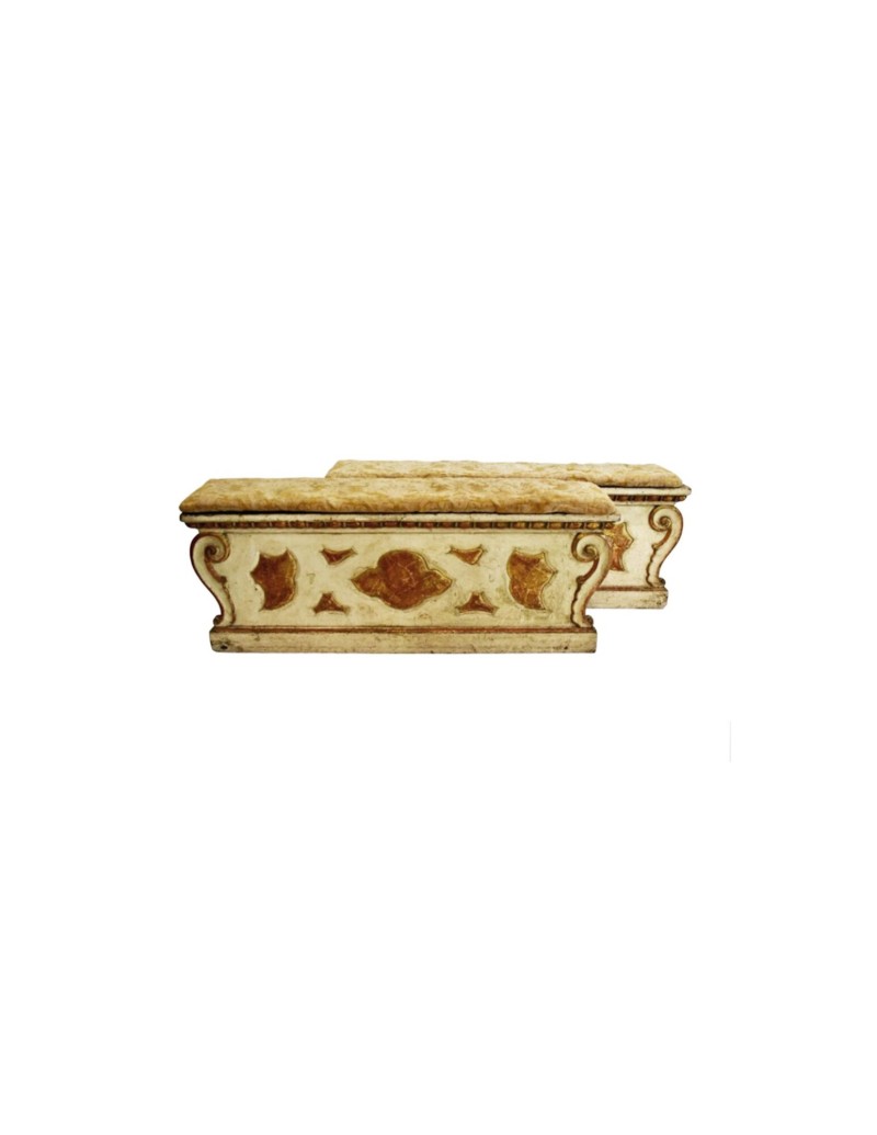 18th Century Venetian Pair of Benches